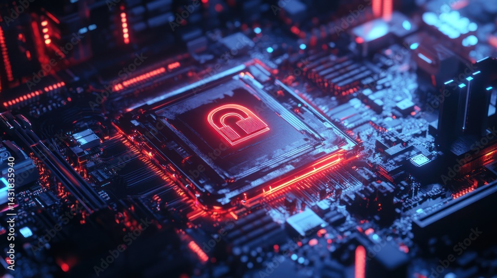 Cyber security unlocked processor, circuit board, data protection Cyber security unlocked processor, circuit board, data protection