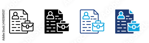 Curriculum Vitae Icon