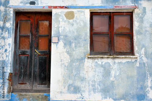 picturesque houses in the old town of aljezur algarve portugal