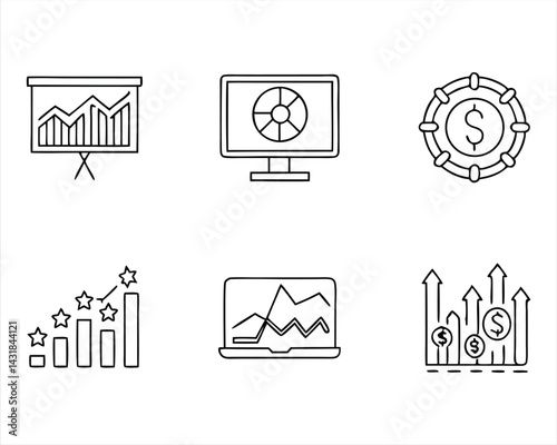 Stock Market icon set