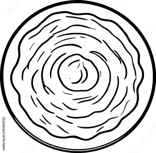 Creamy Mashed Potatoes in a Bowl Overhead View