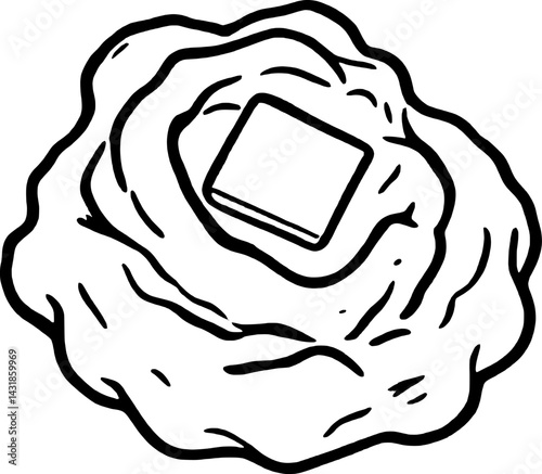 Creamy Mashed Potatoes Topped With A Pat Of Butter