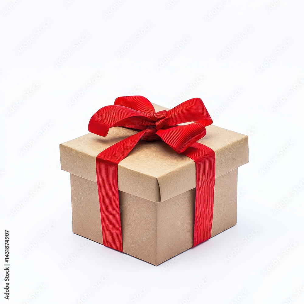 Obraz premium Gift Box with Red Ribbon (19)