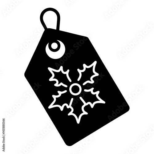 Black blank paper price tags with string for gift and sale
