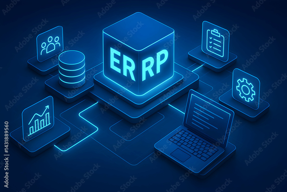 Modern software for enterprise resource planning.