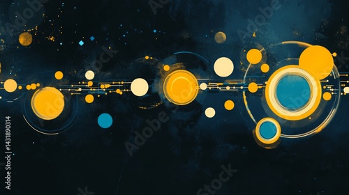 Animation of cycles and processes for web or design use. 