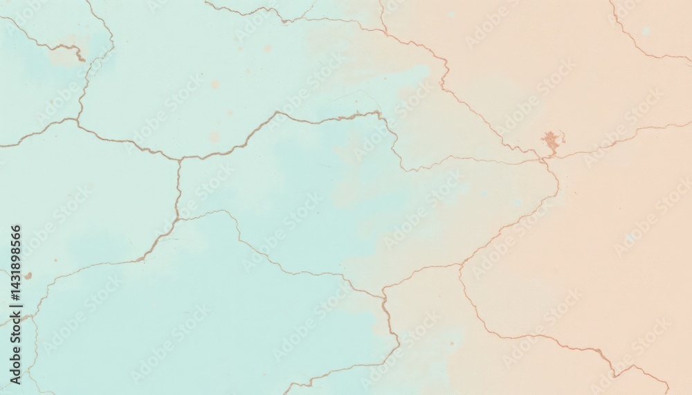 Obraz premium Abstract map-like design, soft color gradient