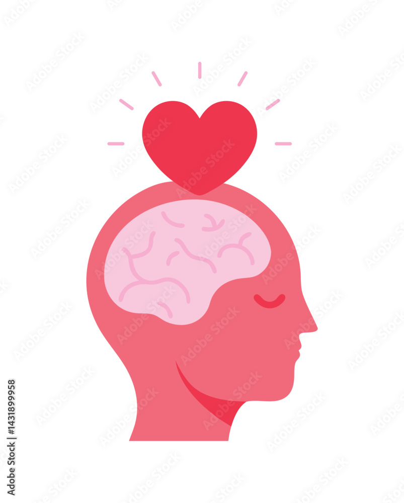 Heart Mind Brain Icon Heart Mind Brain Icon