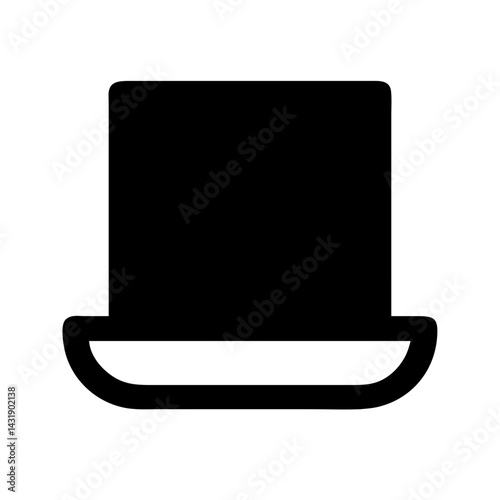 Top Hat Icon Vector Illustration