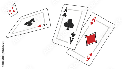 playing cards and chips
