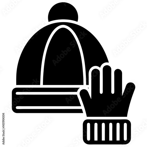 Icon vector illustration of a man with a chef hat and safety helmet on a button with a service sign, symbolizing restaurant kitchen safety equipment design