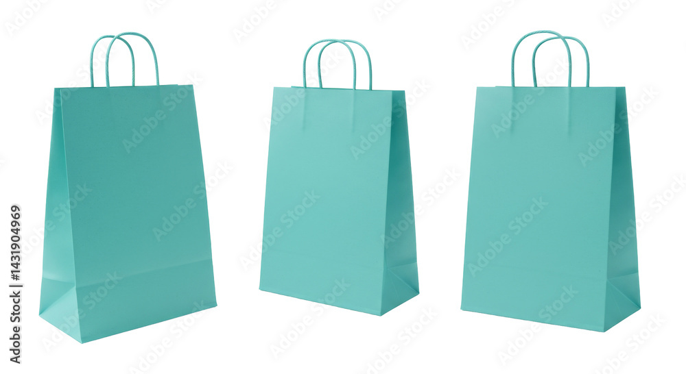 Set Or Collection Of Shopping bags isolated on transparent background, PNG, Mockup Set Or Collection Of Shopping bags isolated on transparent background, PNG, Mockup
