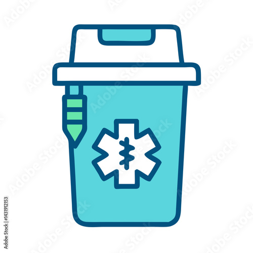 Emergency Kit for Diabetes With Insulin and Star