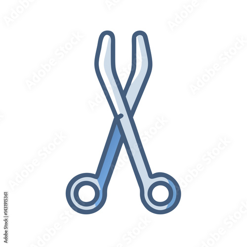 Medical Forceps Illustration: Surgery, Healthcare, and Equipment
