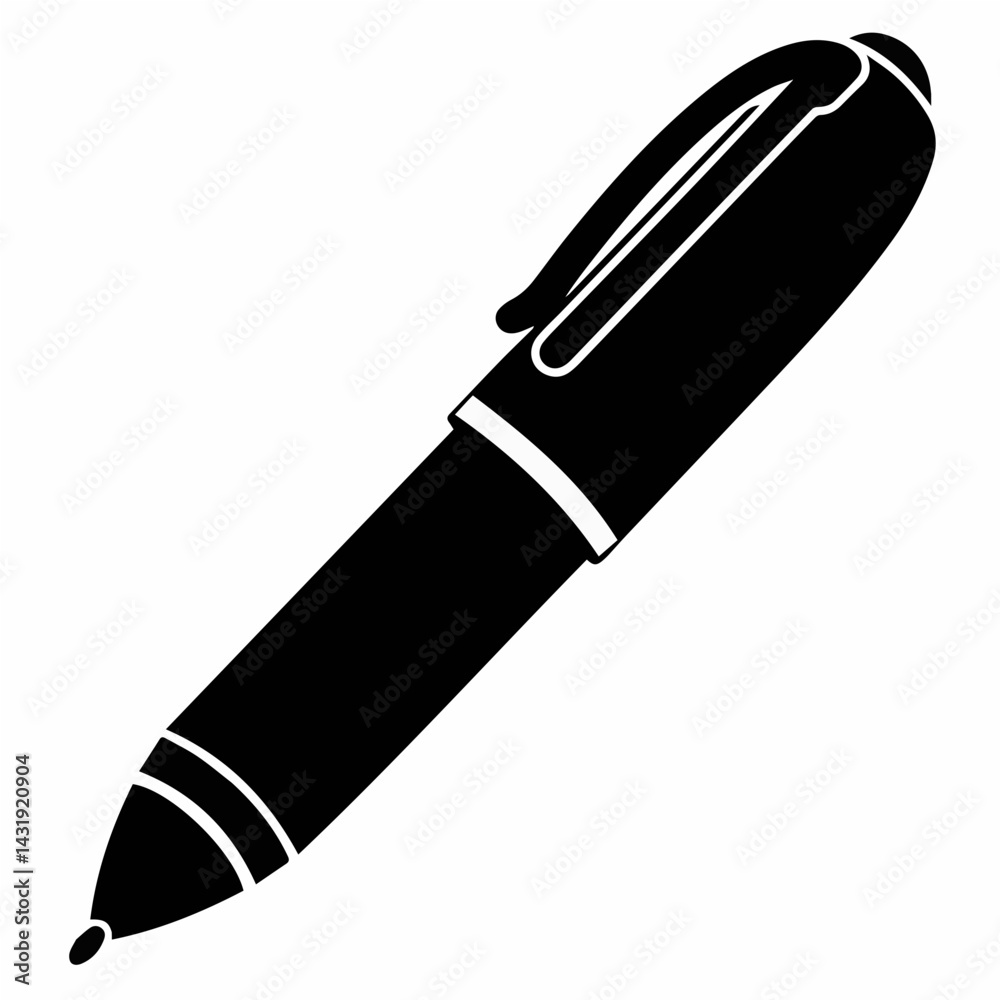 Vector image of a pen icon Vector image of a pen icon