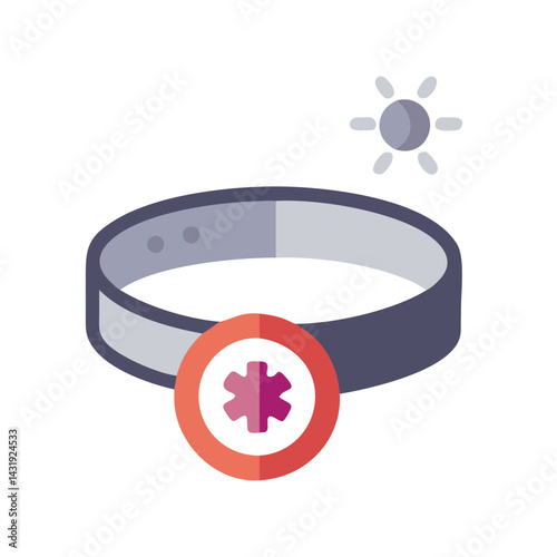 Medical Alert Collar for Pets, First Aid Symbol