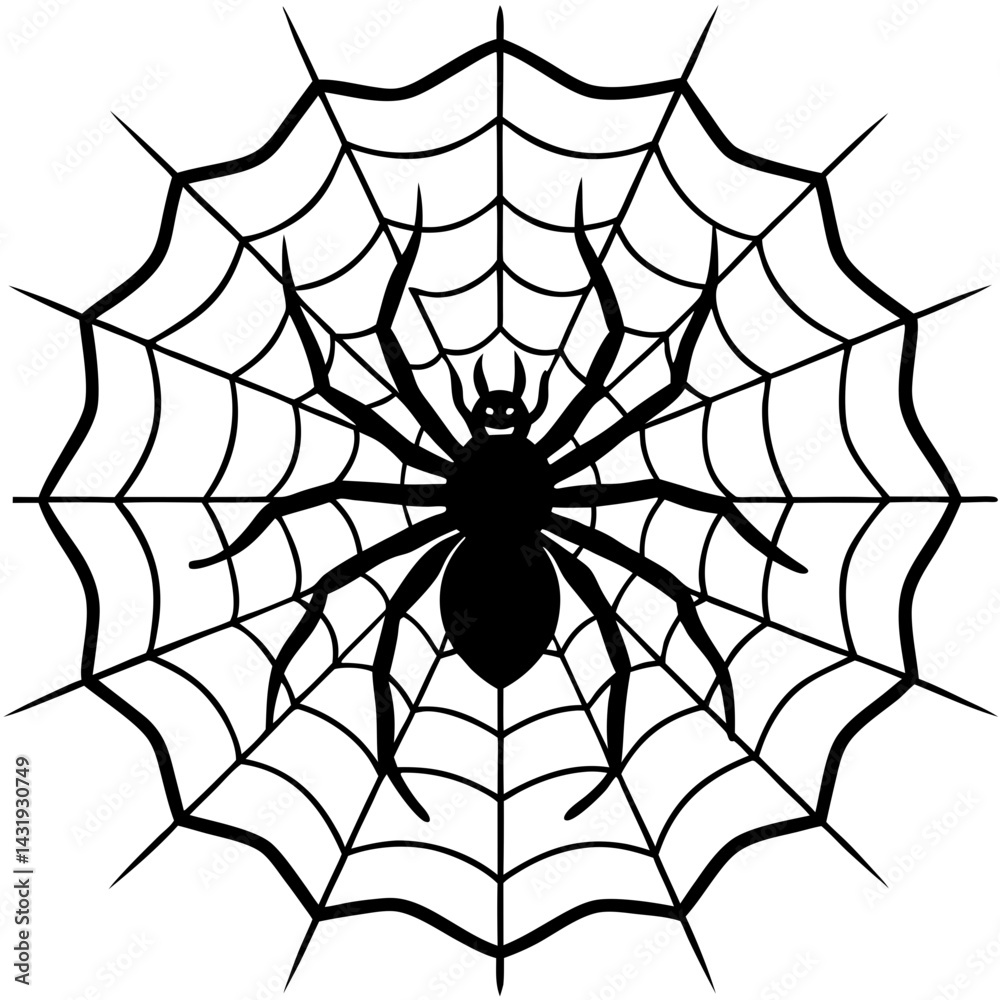 Fototapeta premium spider on web