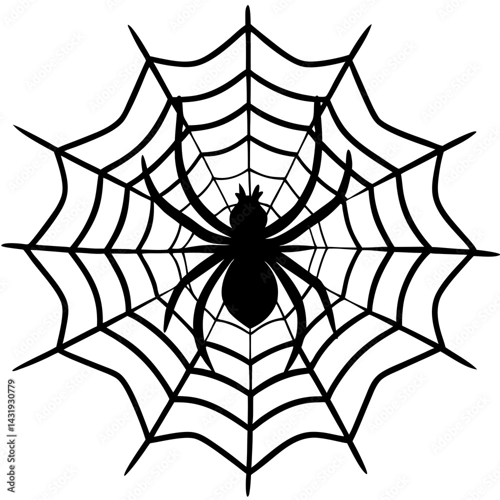 Obraz premium spider on web