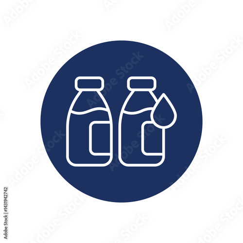 Kefir icon vector stock illustration