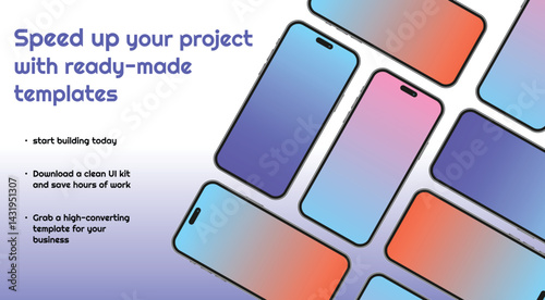 Colorful Loading Bar Symbol, Vibrant UI ElementApple iPhone 16 Pro Max smartphone device gray black mockup template. Mobile phone with blank screen vector illustrationApple iPhone 16 Pro Max