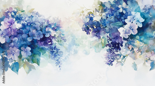 Wallpaper Mural Elegant wedding invitation card background . Minimal hand painted watercolor Lilac flowers texture template background. Design for wedding, vip cover, poster, rsvp moderncard.Valentine's Day Torontodigital.ca