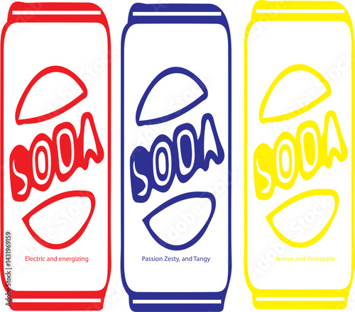 Canned Drink Mockup – Vector Format