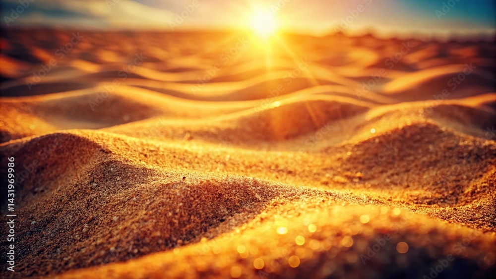 Vintage Sand Texture Background: Grainy Desert Surface for Design