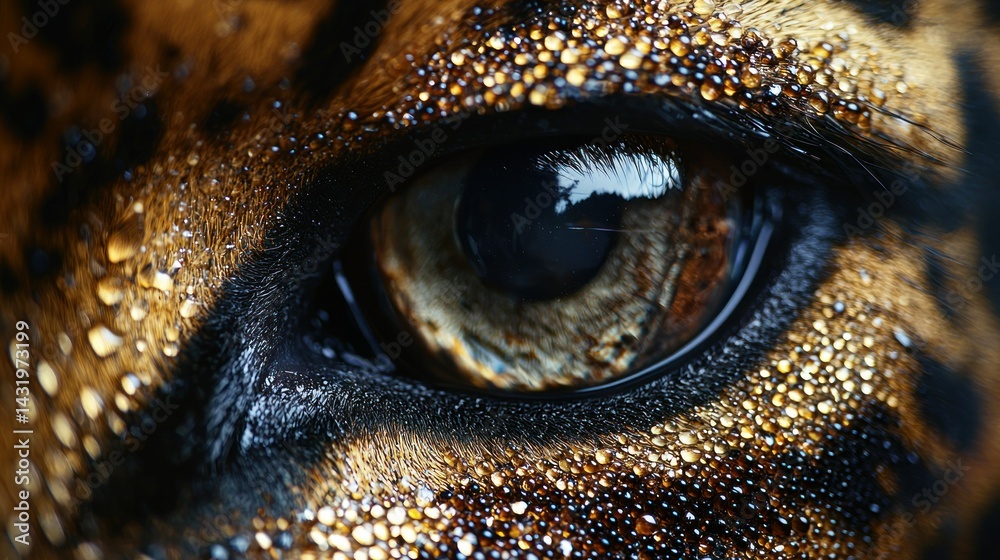custom made wallpaper toronto digitalJaguar's Eye: A Close-Up Masterpiece