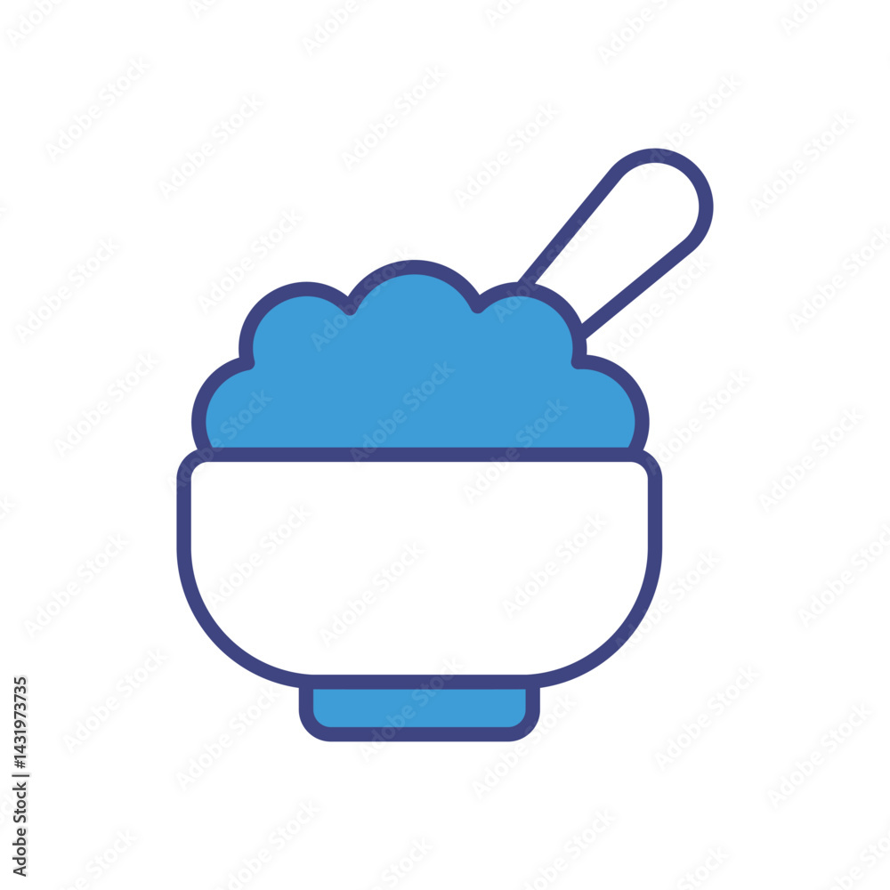 Curd icon vector stock illustration Curd icon vector stock illustration