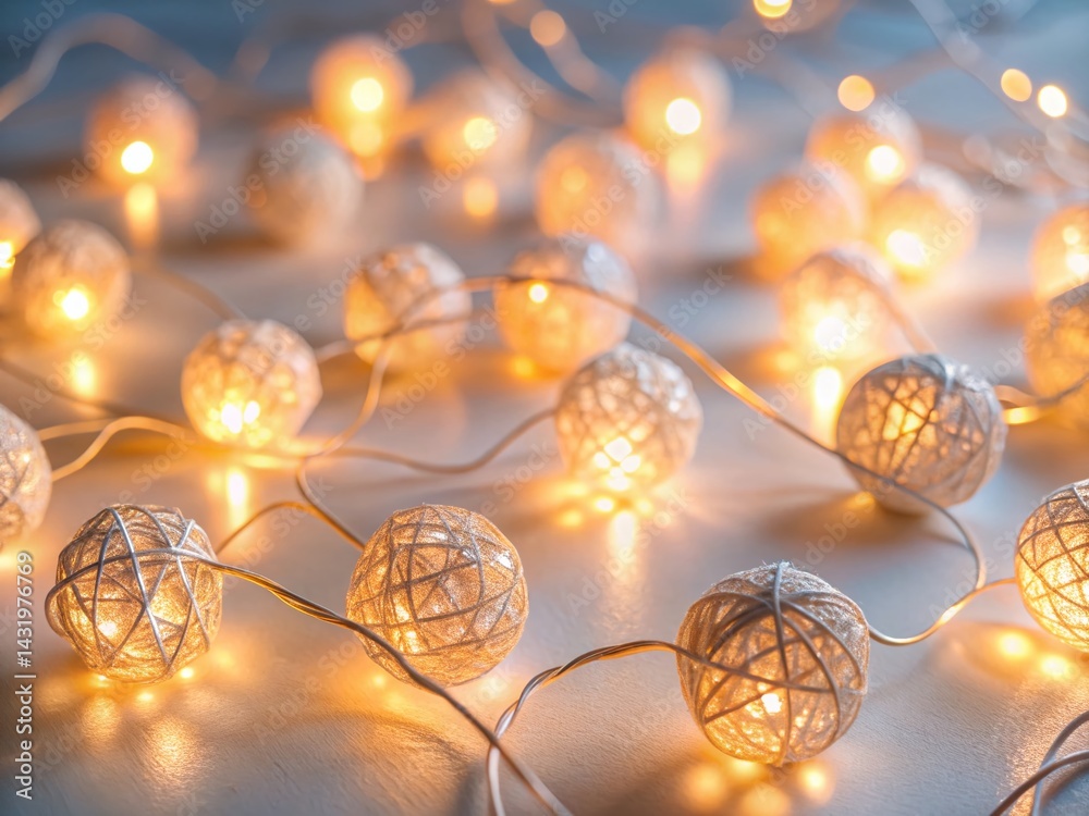 Warm White String Lights: Minimalist Arrangements & Decor