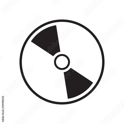 compact disc icon. Disc icon Flat line illustration. Cd line icon. Compact disc icon Simple outline vector logo. DVD Vector Icon. Cd Vector. 