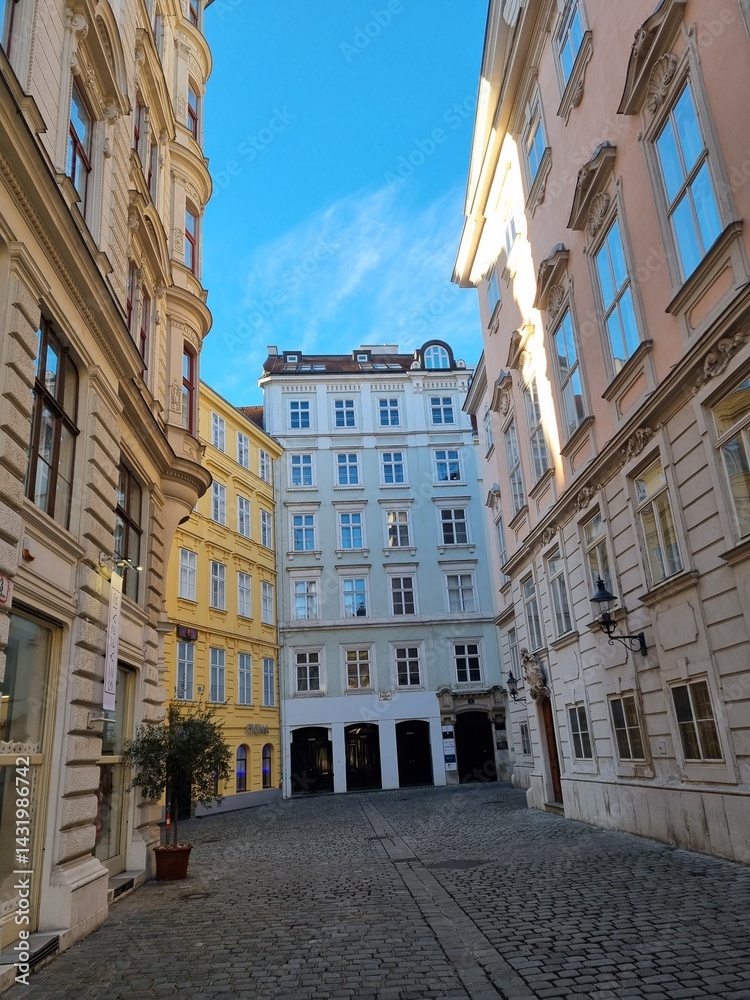 Obraz premium Vienna's architecture is a stunning blend of historical and modern designs. 