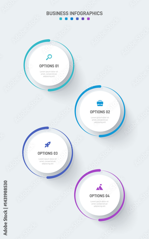 Vertical progress bar featuring 4 arrow-shaped elements, symbolizing the four stages of business strategy and progression. Clean timeline infographic design template. Vector for mobile presentation. Vertical progress bar featuring 4 arrow-shaped elements, symbolizing the four stages of business strategy and progression. Clean timeline infographic design template. Vector for mobile presentation.
