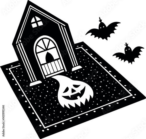 Halloween Welcome Mat