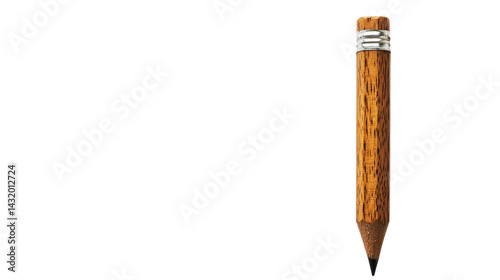 Obraz na płótnie Pencil education writing eraser isolated on white transparent background w salonie