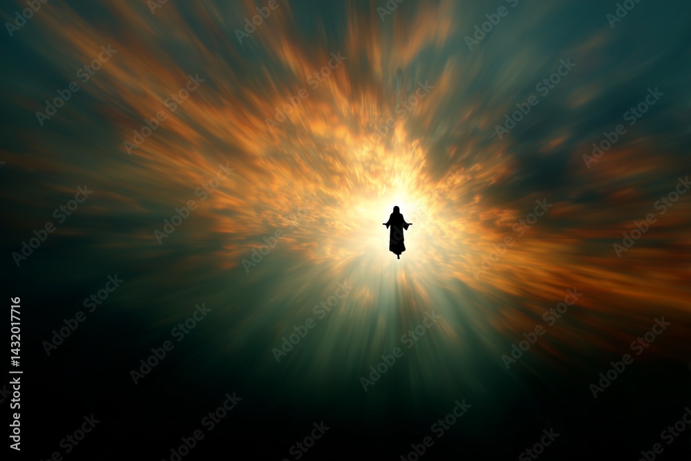 Jesus Christ Ascending into Heaven