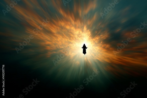 Obraz na płótnie Jesus Christ Ascending into Heaven w salonie