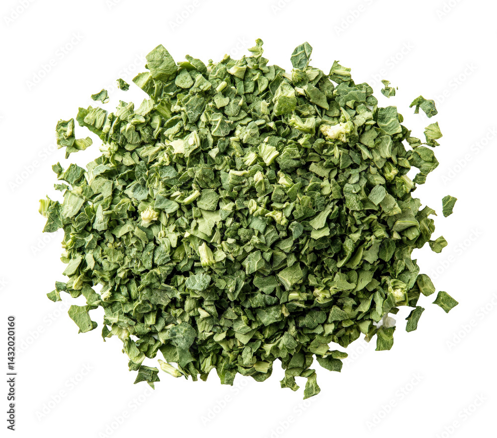 Obraz premium Chopping fresh herbs kitchen food preparation top view culinary isolated on transparent background