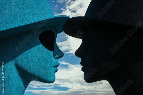 The concept of Deepfake or Deep Fake serves as a symbol for misrepresenting or identity theft or faking identification and misrepresentation