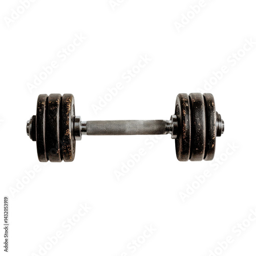 Obraz na płótnie dumbbell Isolated on a white transparent Background
w salonie