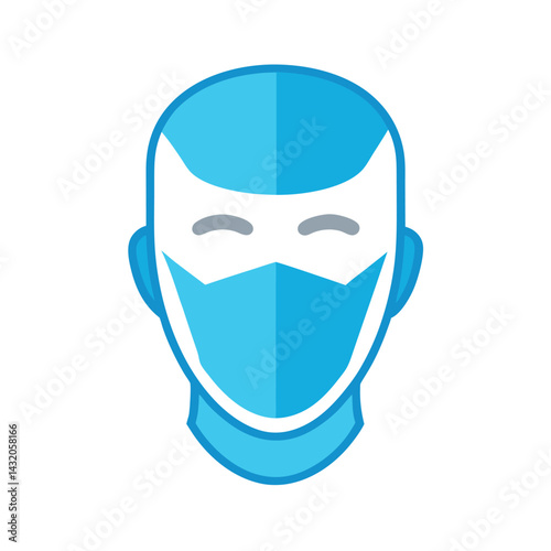 Transparent Face Mask Vector