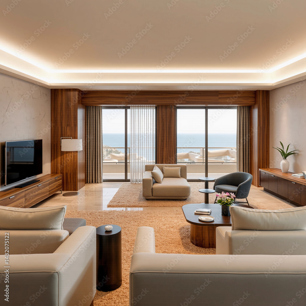 Fototapeta premium living room interior