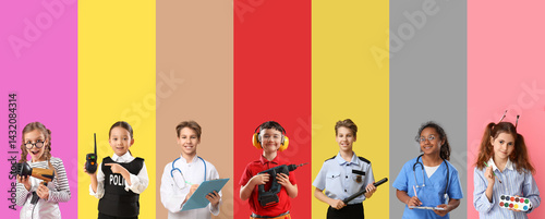 Collage of different childr...