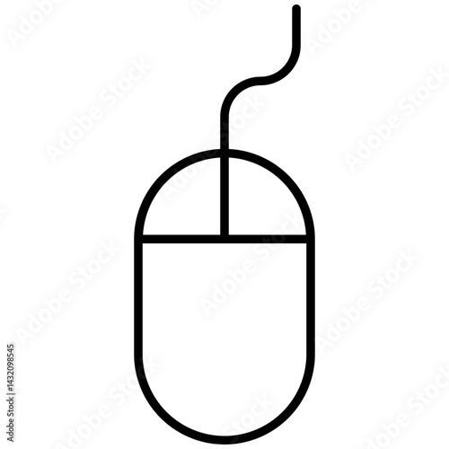 Mouse Icon – Computer Input Device Symbol for Navigation and Digital Interaction
