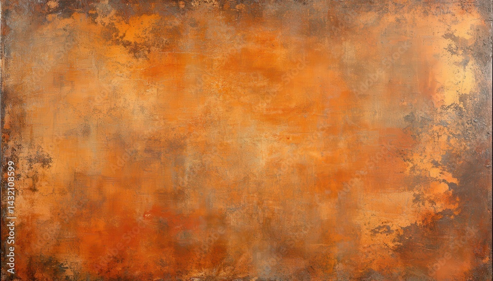 Abstract copper metal texture