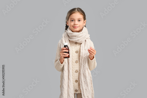 Sick little girl with cough...