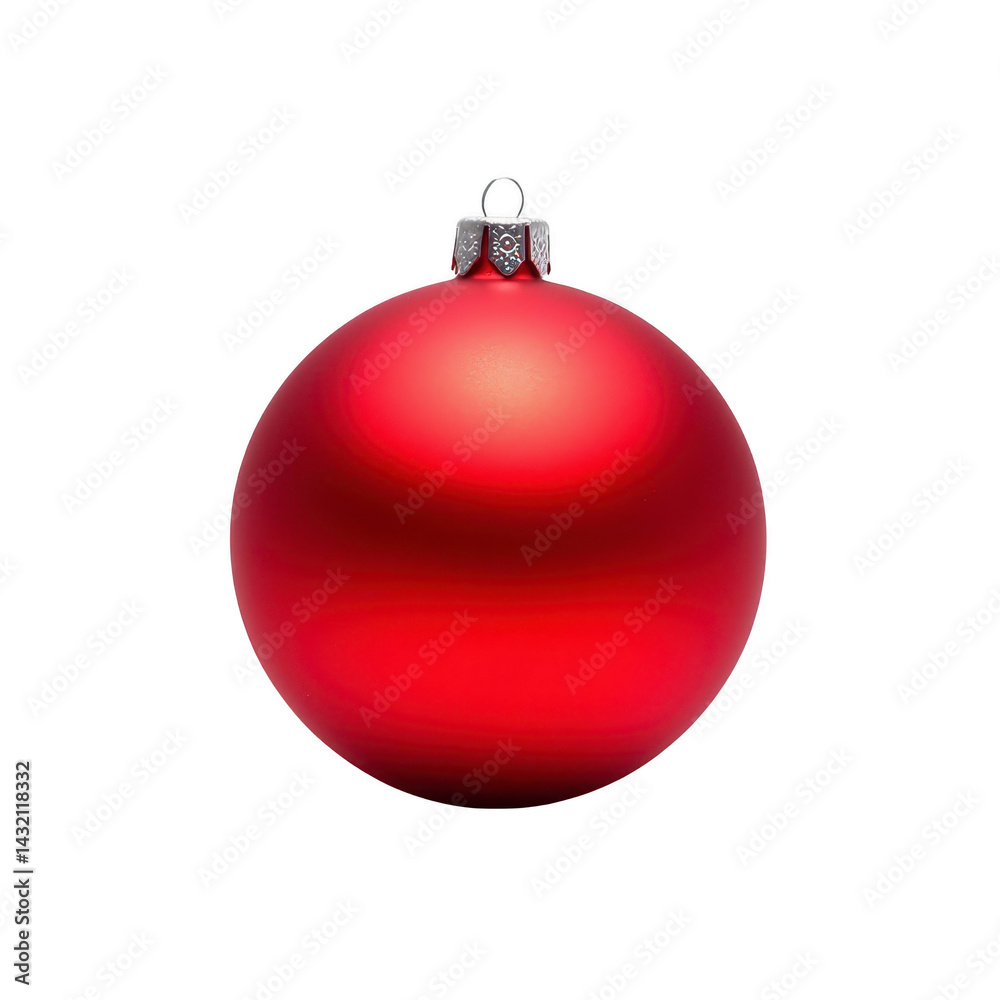 shiny red Christmas ornament with metallic cap, perfect for holiday decorations, adds festive touch to any tree or home decor shiny red Christmas ornament with metallic cap, perfect for holiday decorations, adds festive touch to any tree or home decor