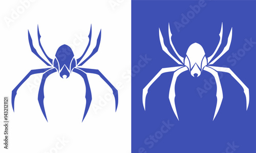 illustration design graphic of spider symbols suitable for logo design