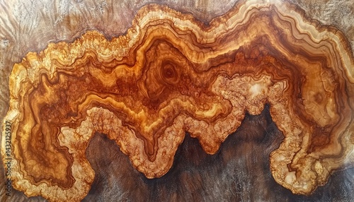 Wallpaper Mural Intricate wood grain patterns, rich in warm tones Torontodigital.ca