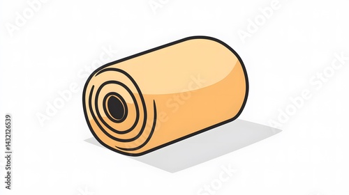 Obraz na płótnie Paper Towel Cleaning Supplies Icon w salonie